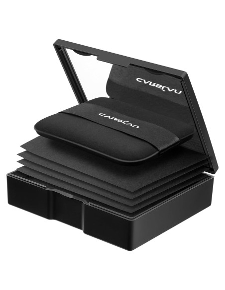 Papel Absorbente de Maquillaje CARSLAN 150 Hojas con Polvo