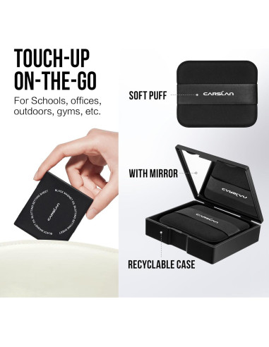 Papel Absorbente de Maquillaje CARSLAN 150 Hojas con Polvo