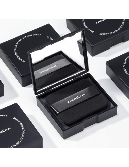 Papel Absorbente de Maquillaje CARSLAN 150 Hojas con Polvo