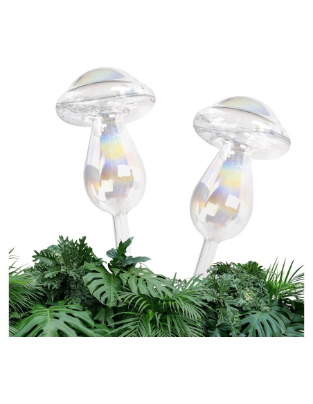 Esferas de Riego Automático de Vidrio Funnytek 2Pcs Iridiscente