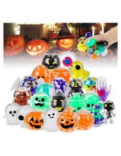 24 Pelotas Antiestrés Halloween UDZRL - Alivio de Estrés