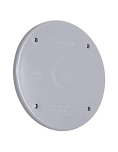 Cubierta Redonda a Prueba de Climas BELL PBC300GY Gris 10.16 cm