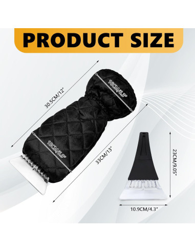 Raspador de Hielo con Guante Hbxdeco - Impermeable y Cálido