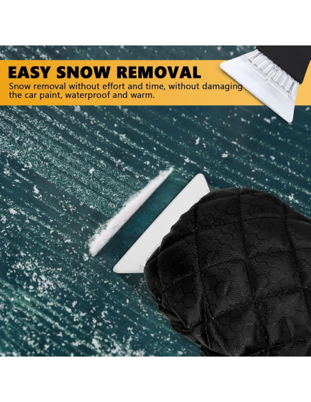 Raspador de Hielo con Guante Hbxdeco - Impermeable y Cálido