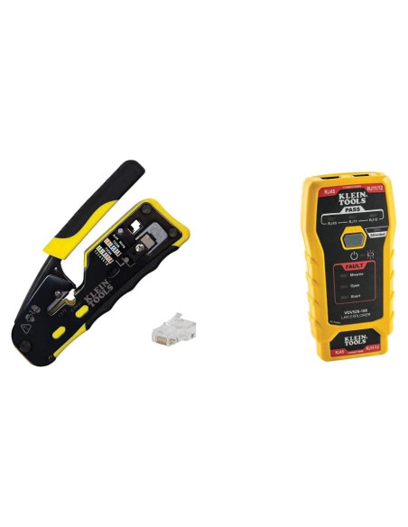 Juego de Herramientas de Conector de Cable Klein Tools CAT6