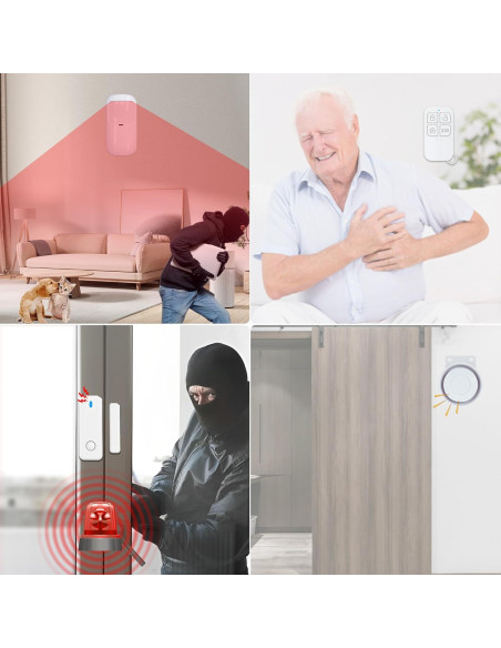 Sistema de Alarma TUGARD G30B WiFi 12 Piezas con Control Remoto