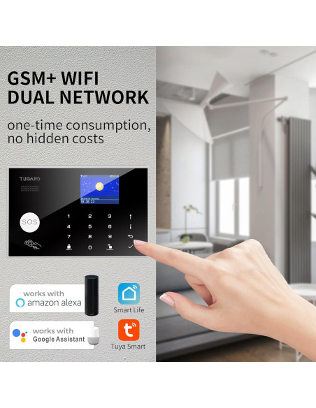 Sistema de Alarma TUGARD G30B WiFi 12 Piezas con Control Remoto