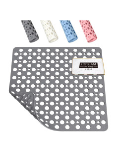 Alfombrilla de Ducha Antideslizante HITSLAM 53x53 cm Gris