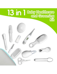 Kit de Cuidado para Bebés UHFi 13 en 1 Portátil Gris 2