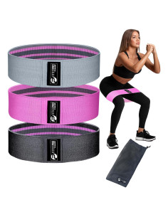 Bandas de Resistencia Limm para Glúteos y Piernas - Rosa