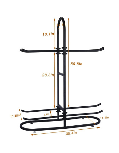 Soporte para Pelotas de Ejercicio MEIPEIQIZHI - Almacenamiento para 4 Pelotas