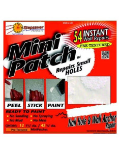 Kit de Reparación de Pared Texturizada Stepsaver 54 Parches