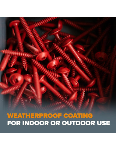 Tornillos para Agujeros de Bolsillo BORA 3.81 cm - 100 Piezas