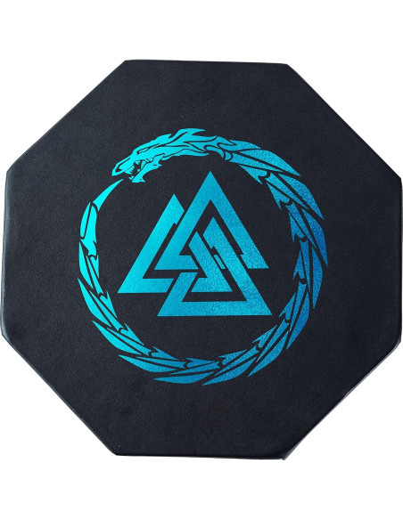 Bandeja de Dados Soar Forge Octagonal Azul 20 cm D&D