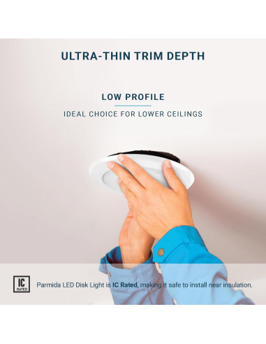 Luces de Techo Empotradas Parmida 5CCT 15W 1050lm