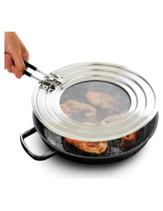 Pantalla de Salpicaduras FOXEL 29.85 cm Acero Inoxidable Plegable