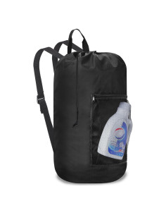Mochila de Lavandería Femuar Negra 74 cm Resistente a Desgarros