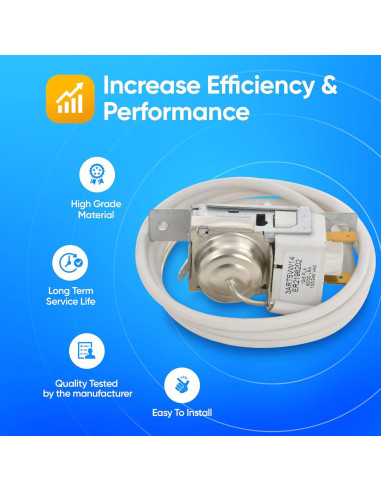 Termostato de Control Frío 2198202 para Refrigerador Whirlpool