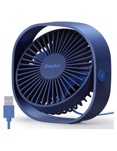 Ventilador de Escritorio USB EasyAcc Mini 3 Velocidades Azul Marino