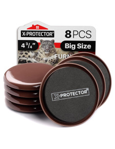 Deslizadores de Muebles para Alfombra X-PROTECTOR 8 PCS 12.1 cm