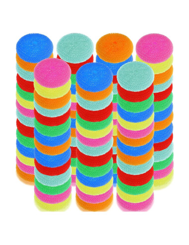 Estropajos Reutilizables Nuogo 100 Piezas Nylon Sin Rayar