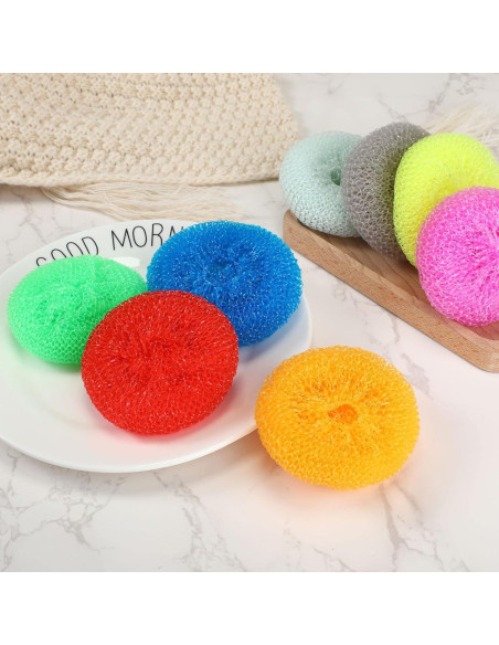 Estropajos Reutilizables Nuogo 100 Piezas Nylon Sin Rayar