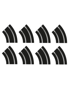 Scalextric R2 Curva x 8 Pista 1:32 Accesorio de Carrera