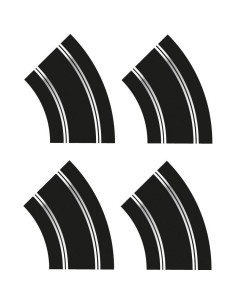 Scalextric R2 Curva x 8 Pista 1:32 Accesorio de Carrera 2