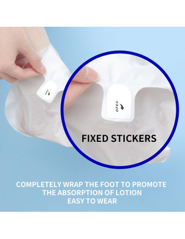 Mascarilla Hidratante para Pies Ilisya - 6 Paquetes con Nicotinamida y Manteca de Karité