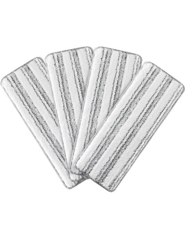 Almohadillas de Microfibra JOYMOOP para Mopa Plana 33cm - Paquete de 4