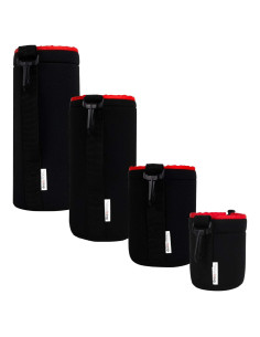 Juego de 4 Bolsas de Lente Neopreno Deco Gear Resistentes