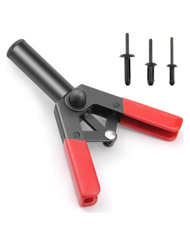 Juego de pistola de remaches Mejiao con 30 remaches de nylon