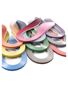 JUYA Juego de Papel Quilling Gradiente 10 Colores 3 mm