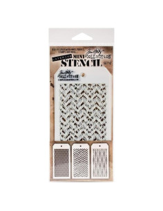 Plantillas en capas Stampers Anonymous Mini - 3 diseños