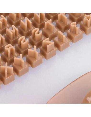 Cortadores de Galletas de Letras y Números Alladaga - 100 Piezas