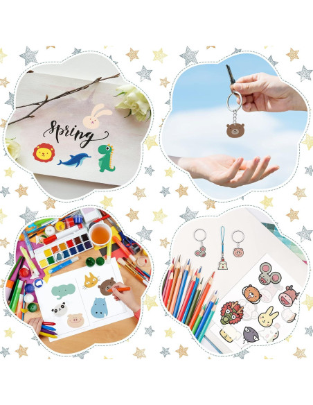 Kit de Manualidades PETDCHEB - 160 Piezas de Papel Encogible