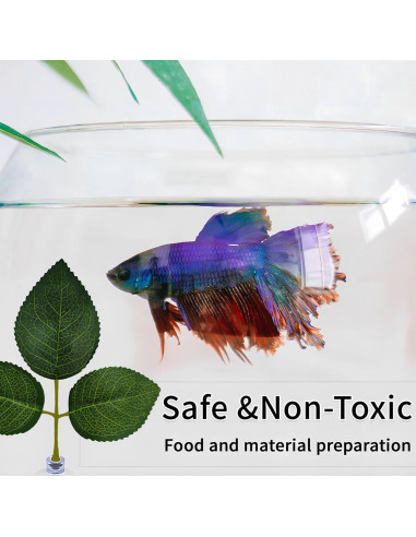 Hamaca de hojas para peces Betta Huizhou 6 PCS - Natural