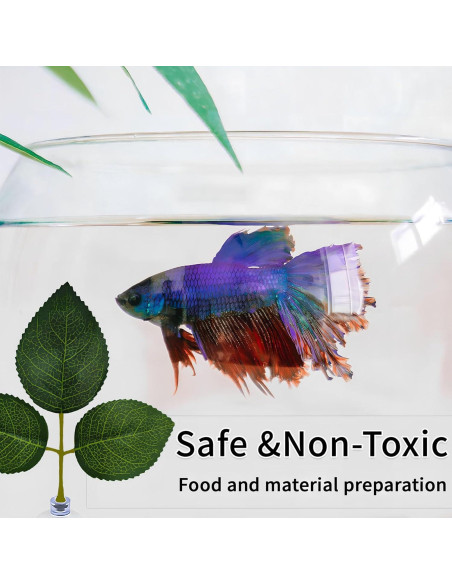 Hamaca de hojas para peces Betta Huizhou 6 PCS - Natural