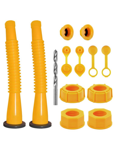 Boquilla de Lata de Gas FOANRIY 20.6 cm con Tapas Ventilación