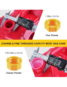 Boquilla de Lata de Gas FOANRIY 20.6 cm con Tapas Ventilación 2