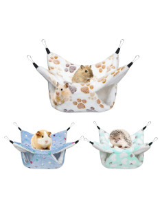 Hamaca Colgante para Cobayas Intulife 28x28cm 3 Pcs