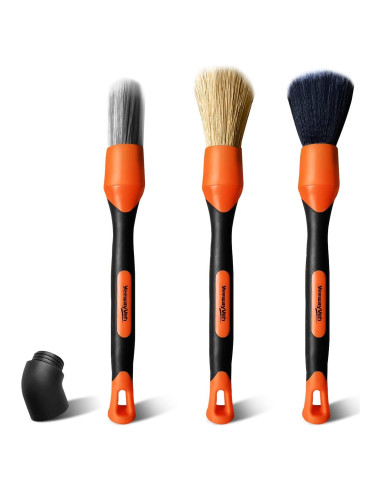 Juego de 3 Pinceles Detalladores YeewayVeh Naranja 190g