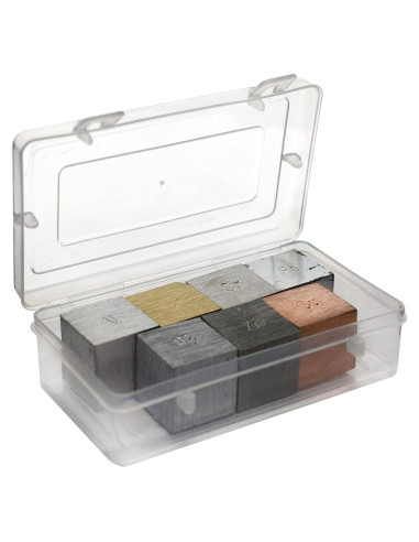 Juego de Cubos de Densidad EISCO - 7 Metales - 20mm