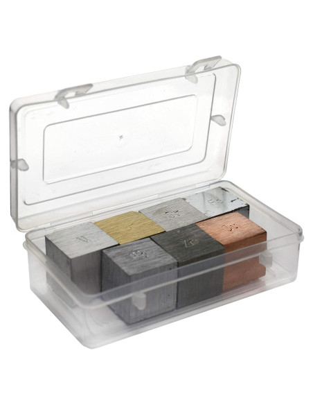 Juego de Cubos de Densidad EISCO - 7 Metales - 20mm