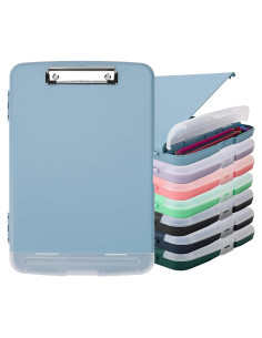 Clipboard de Almacenamiento SFLHHDM A4 Azul Humo Resistente