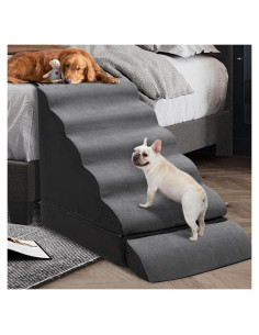 Escaleras para Perros A.FATI 6 Pasos Antideslizantes 76.2 cm