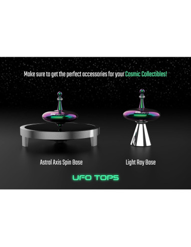 Base de Giro Astral Axis UFO Tops - Vidrio Cóncavo 8.26 cm
