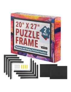 Kit de Marco para Rompecabezas Impresa - 2 Unidades 50x68 cm