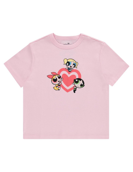 Camiseta de Manga Corta Chicas Superpoderosas 100% Algodón