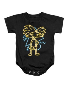 Body de Bebé Unisex Hey Arnold Neon 6 Meses Algodón